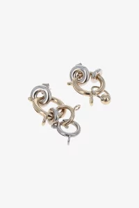 Pam Earrings Justine Clenquet – Gold/Palladium | Centre Commercial