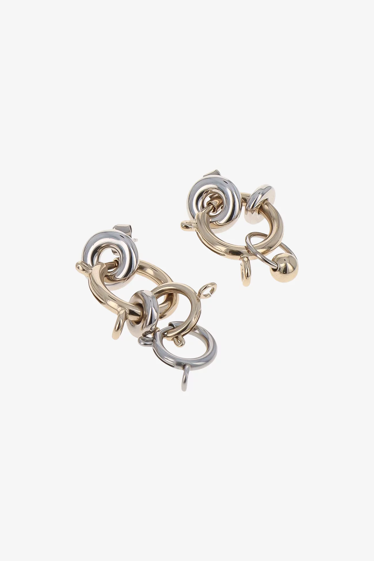 Pam Earrings Justine Clenquet – Gold/Palladium | Centre Commercial