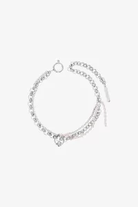 Salem Ankle Bracelet Justine Clenquet – Palladium | Centre Commercial