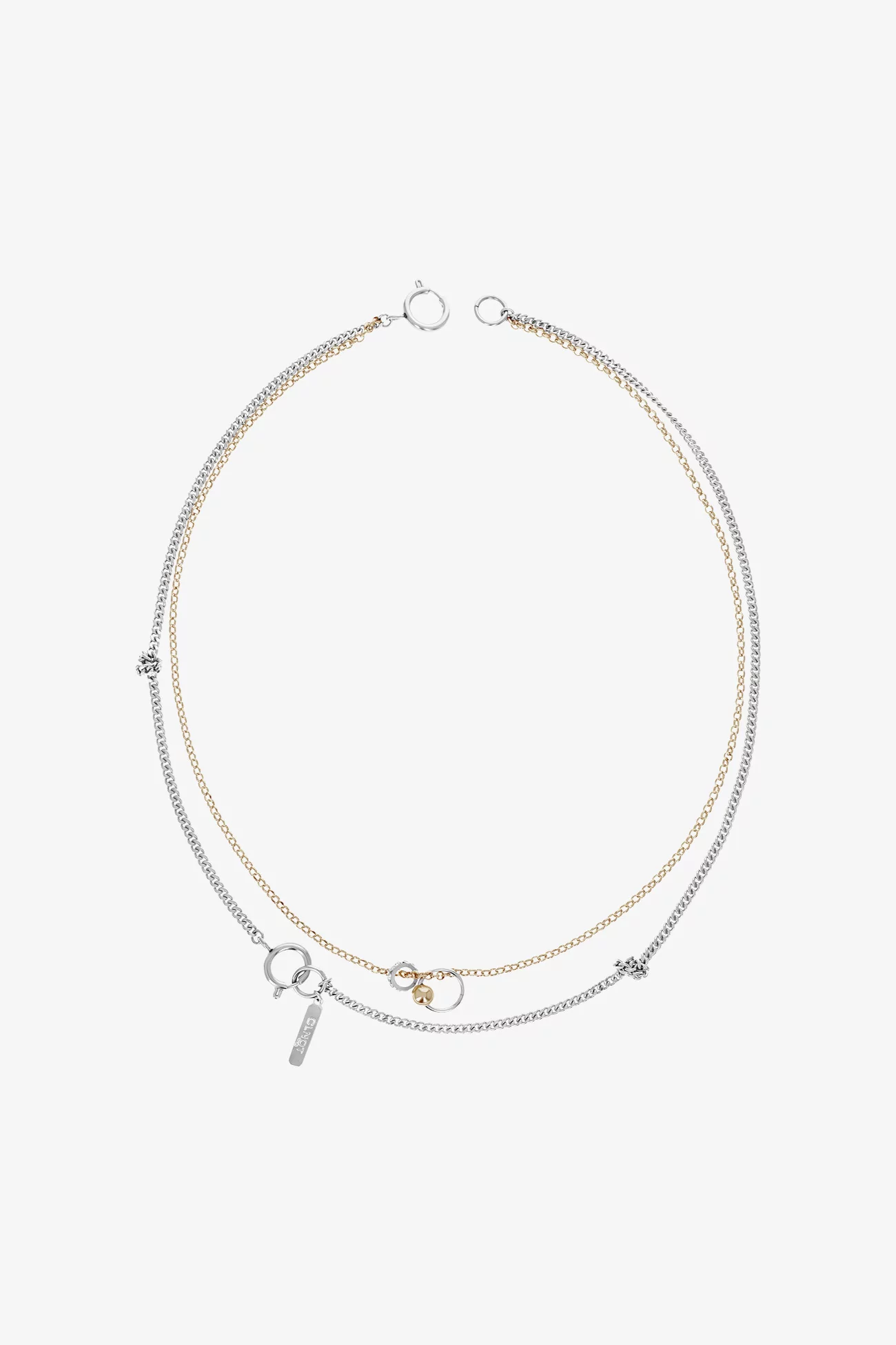 Clark Necklace Justine Clenquet – Gold/Palladium | Centre Commercial