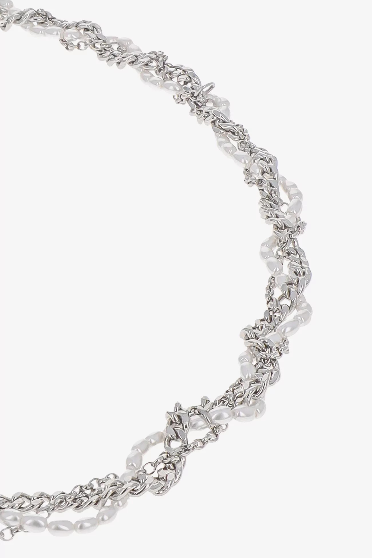 Yumi Necklace Justine Clenquet Palladium – Silver | Centre Commercial