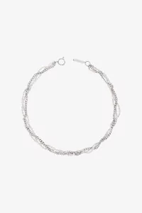 Yumi Necklace Justine Clenquet Palladium – Silver | Centre Commercial