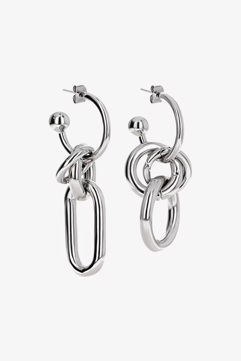 Troy Earrings Justine Clenquet – Palladium | Centre Commercial