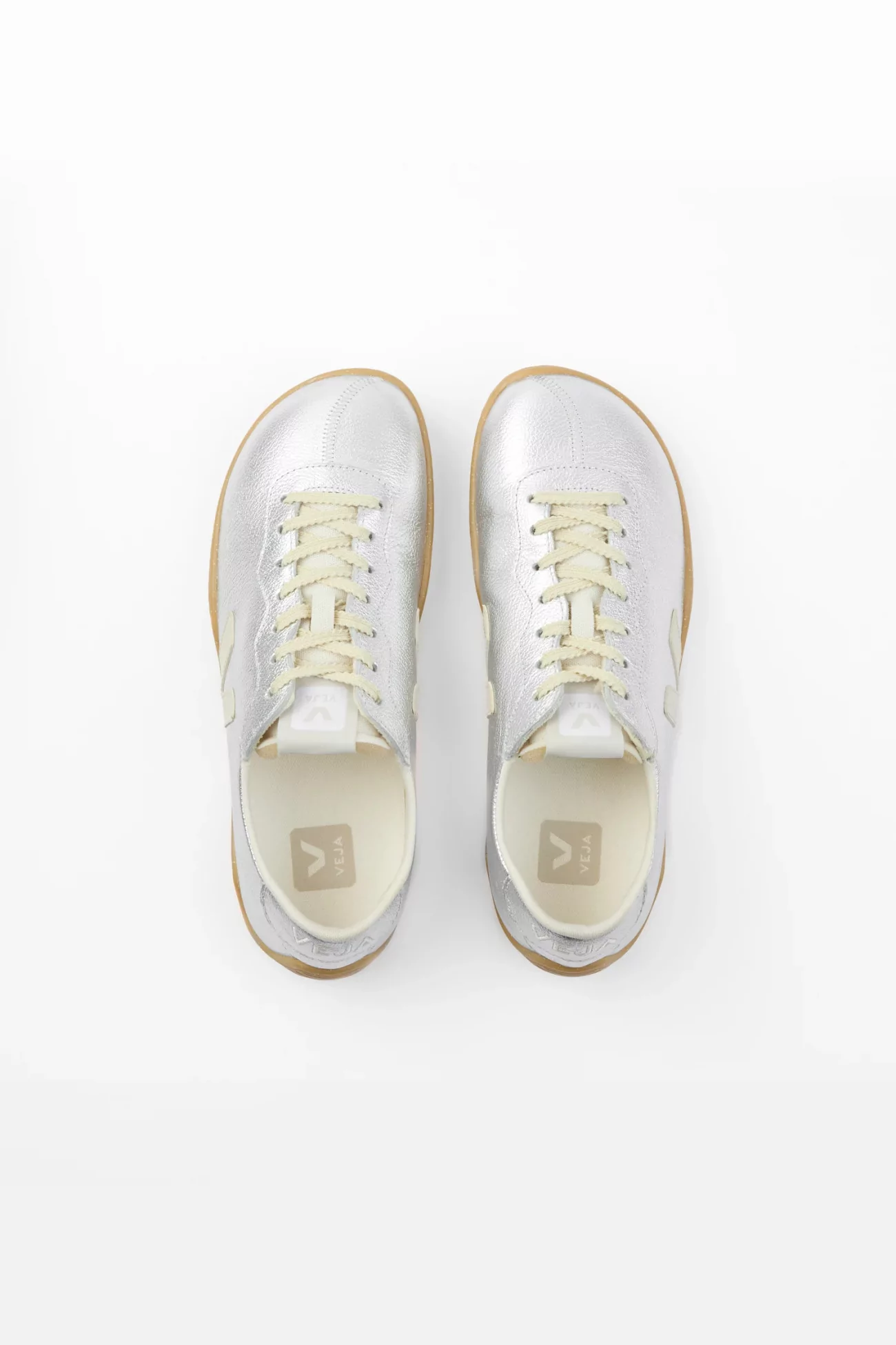 Veja Jitsu Leather – Silver Pierre Natural | Centre Commercial