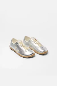 Veja Jitsu Leather – Silver Pierre Natural | Centre Commercial
