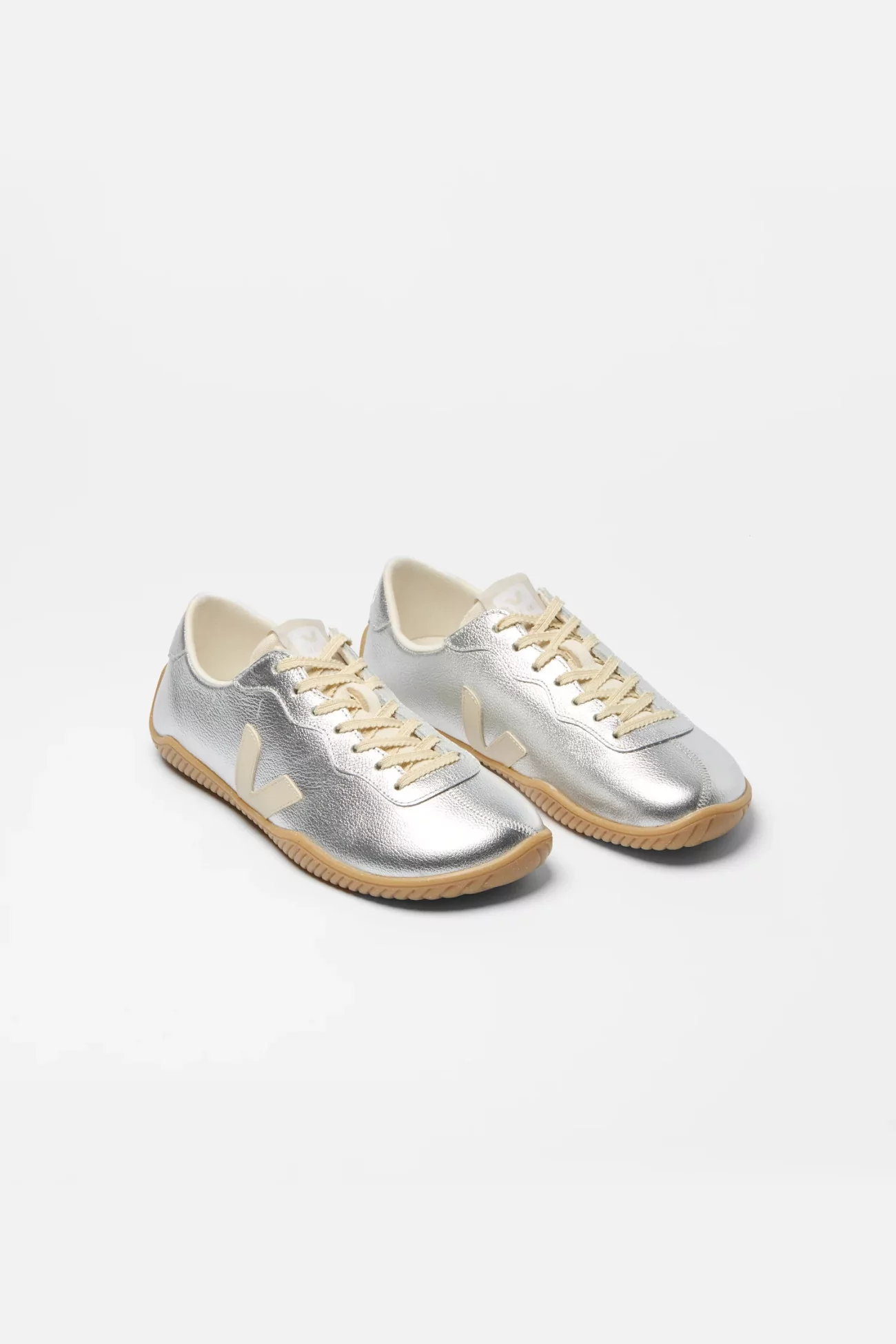 Veja Jitsu Leather – Silver Pierre Natural | Centre Commercial