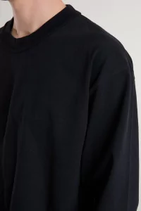 Norse Projects Isefjord Organic Cotton LS T-shirt – Black | Centre Commercial