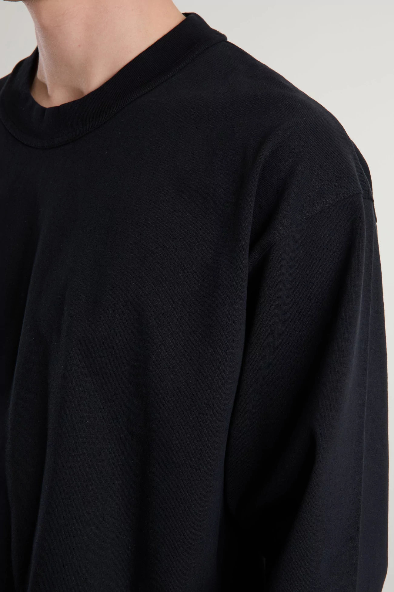 Norse Projects Isefjord Organic Cotton LS T-shirt – Black | Centre Commercial