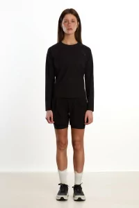 Women's Ultra Shirt LS Long Sleeve Trail T-shirt – Black | Centre Commercial