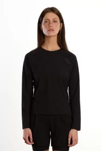 Women's Ultra Shirt LS Long Sleeve Trail T-shirt – Black | Centre Commercial