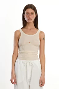 Baserange Heart Tank Undyed Organic Cotton | Centre Commercial