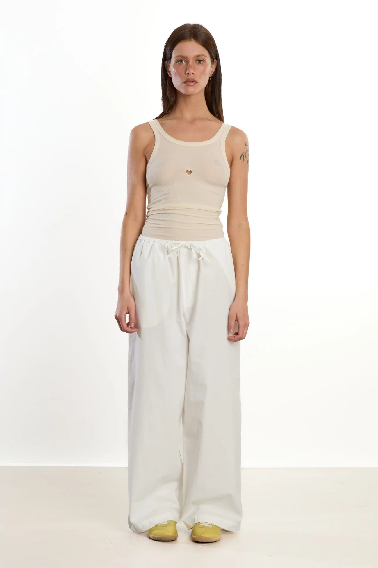 Baserange Heart Tank Undyed Organic Cotton | Centre Commercial