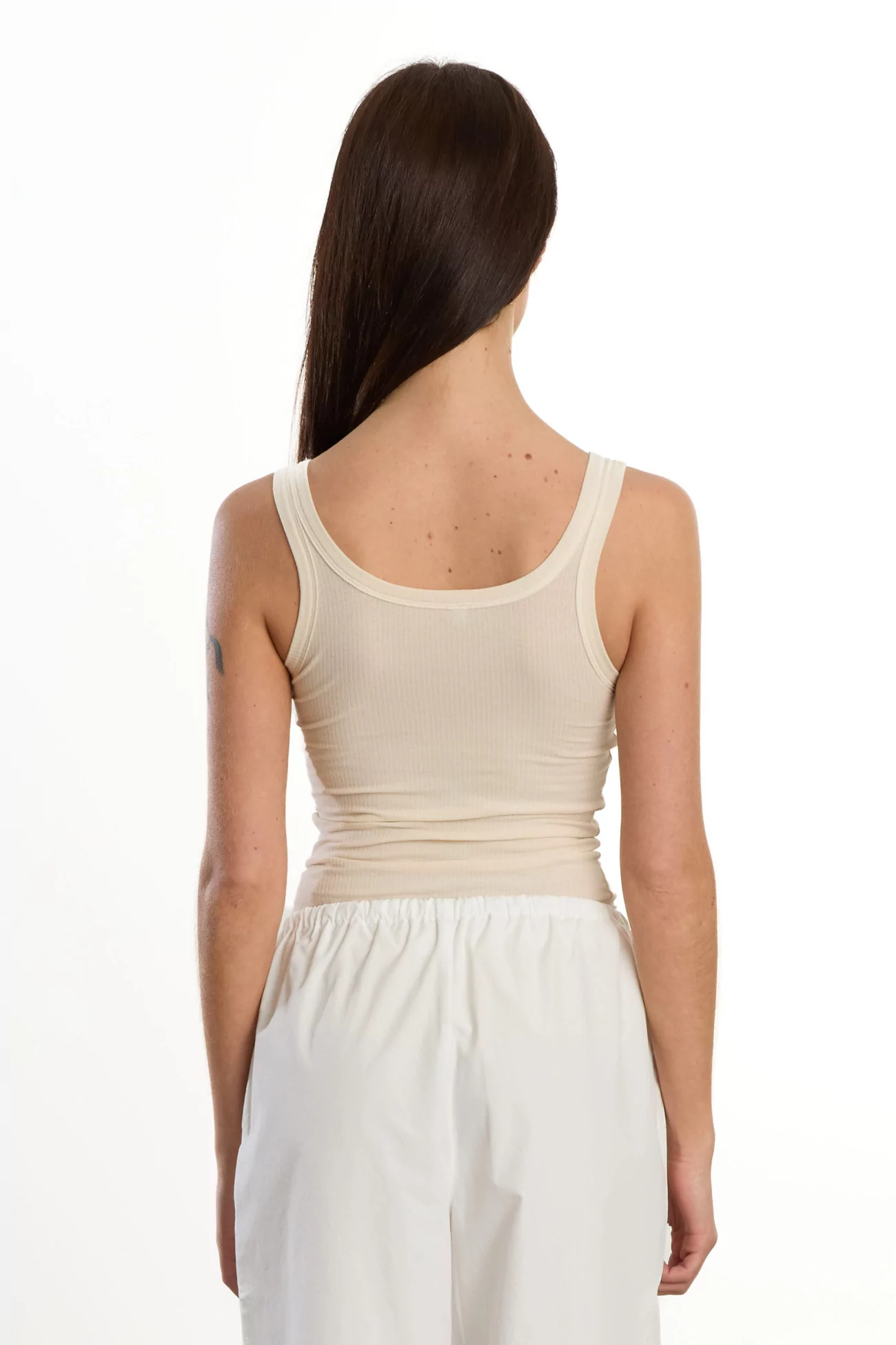 Baserange Heart Tank Undyed Organic Cotton | Centre Commercial