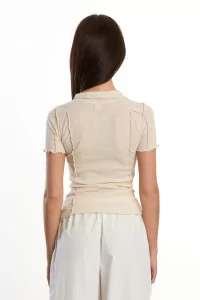 Baserange Omato Polo Organic Cotton – Off White | Centre Commercial