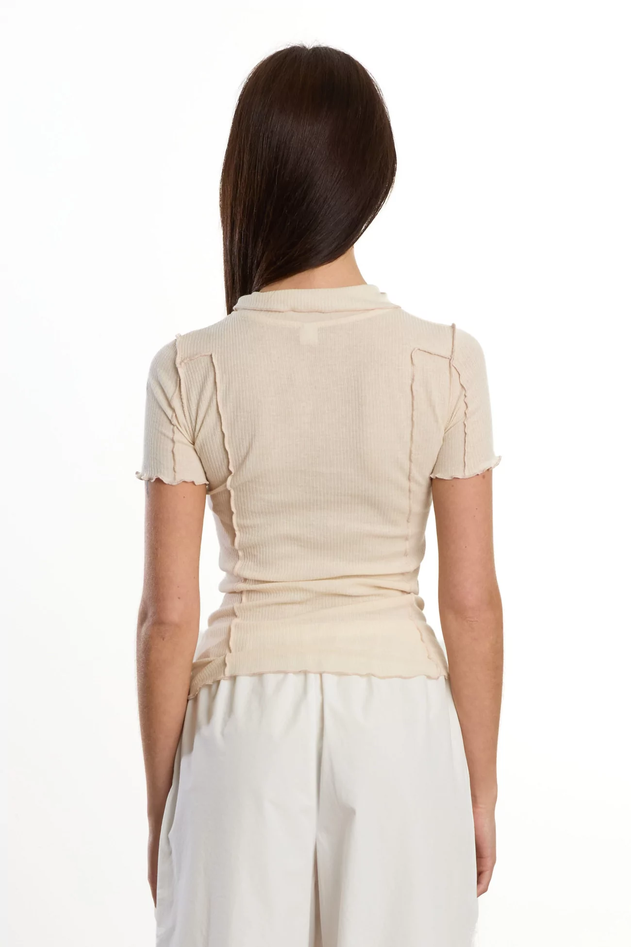 Baserange Omato Polo Organic Cotton – Off White | Centre Commercial