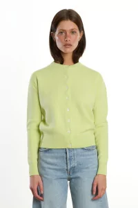 Women's Merino Wool Milano Cardigan – Jaune Poire | Centre Commercial