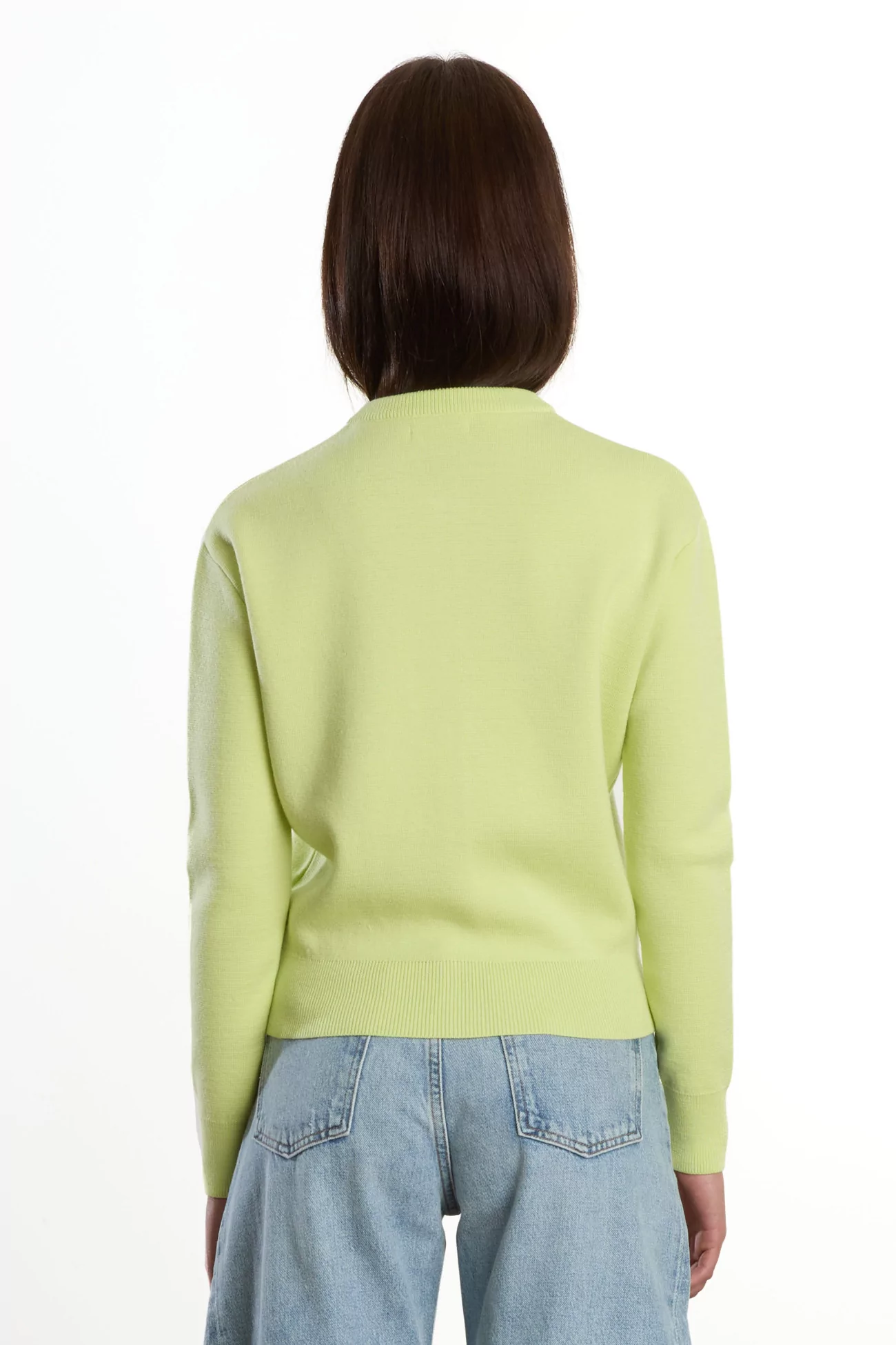Women's Merino Wool Milano Cardigan – Jaune Poire | Centre Commercial