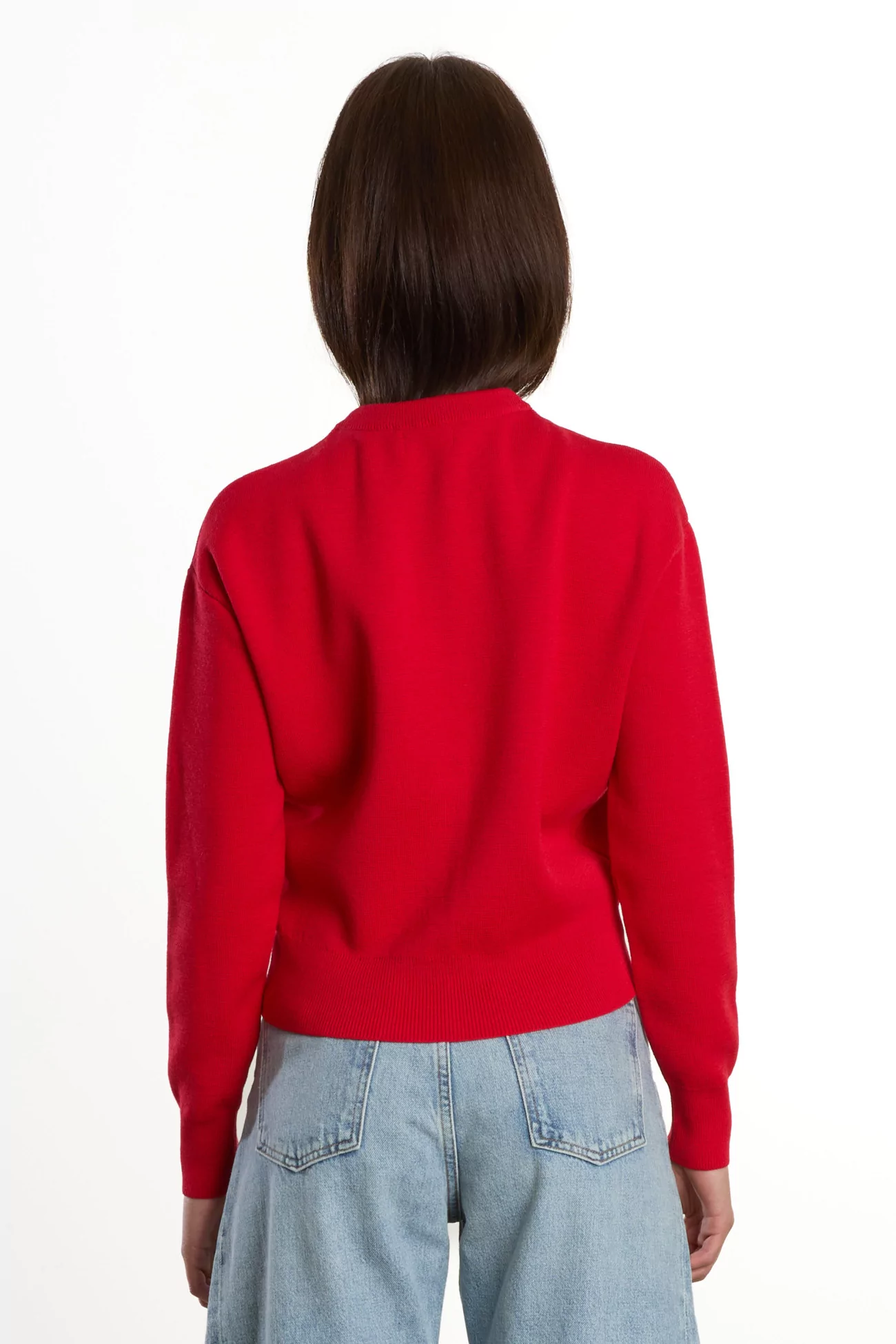 Women's Merino Wool Milano Cardigan – Coquelicot | Centre Commercial