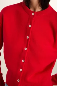 Women's Merino Wool Milano Cardigan – Coquelicot | Centre Commercial