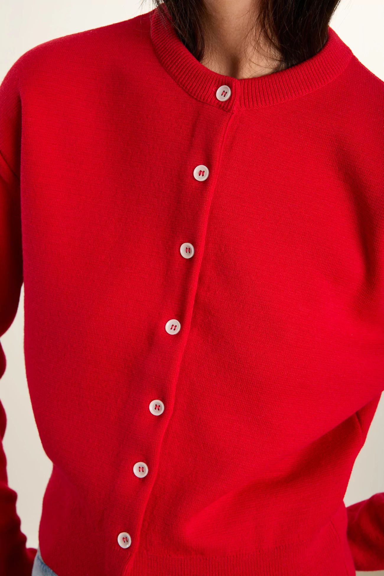 Women's Merino Wool Milano Cardigan – Coquelicot | Centre Commercial