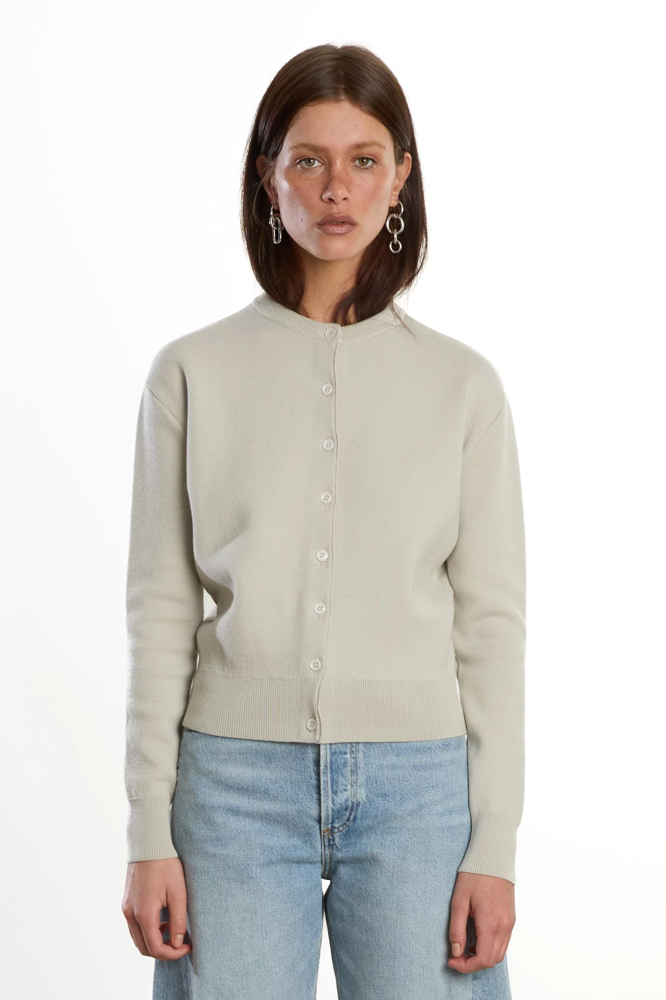 Women's Merino Wool Milano Cardigan – Craie | Centre Commercial
