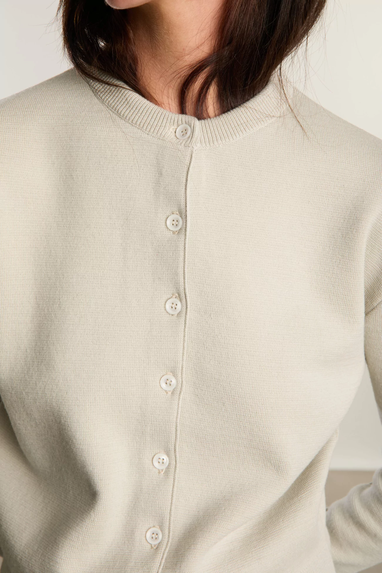 Women's Merino Wool Milano Cardigan – Craie | Centre Commercial