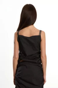 Baserange Pictorial Top Organic Cotton – Black | Centre Commercial
