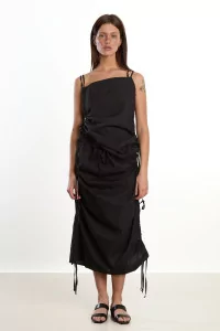 Baserange Pictorial Skirt Organic Cotton – Black | Centre Commercial