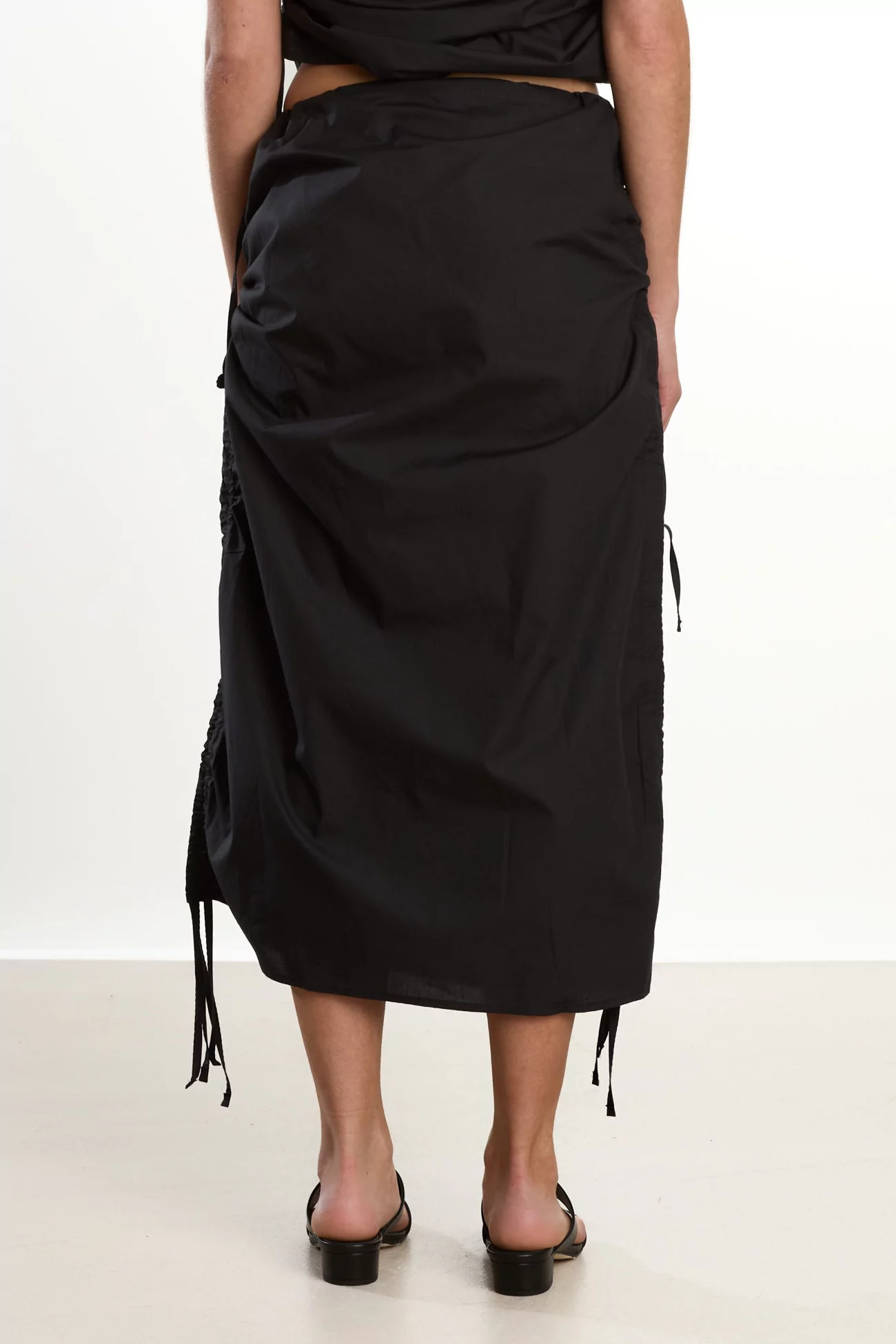 Jupe Pictorial Coton Bio Baserange – Black | Centre Commercial