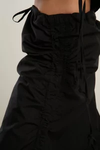 Baserange Pictorial Skirt Organic Cotton – Black | Centre Commercial