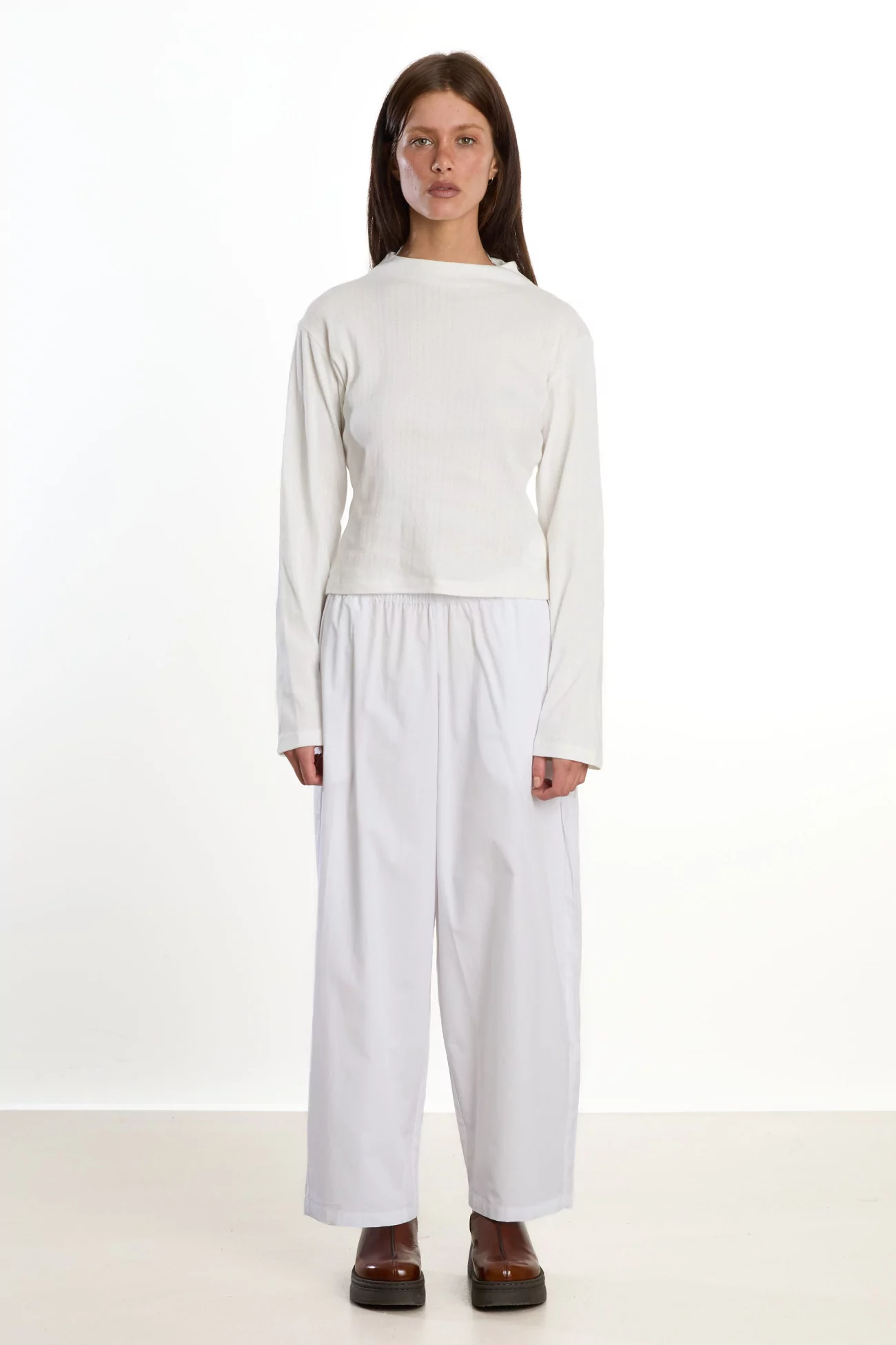 Clara Lyocell Top Rita Row – White | Centre Commercial