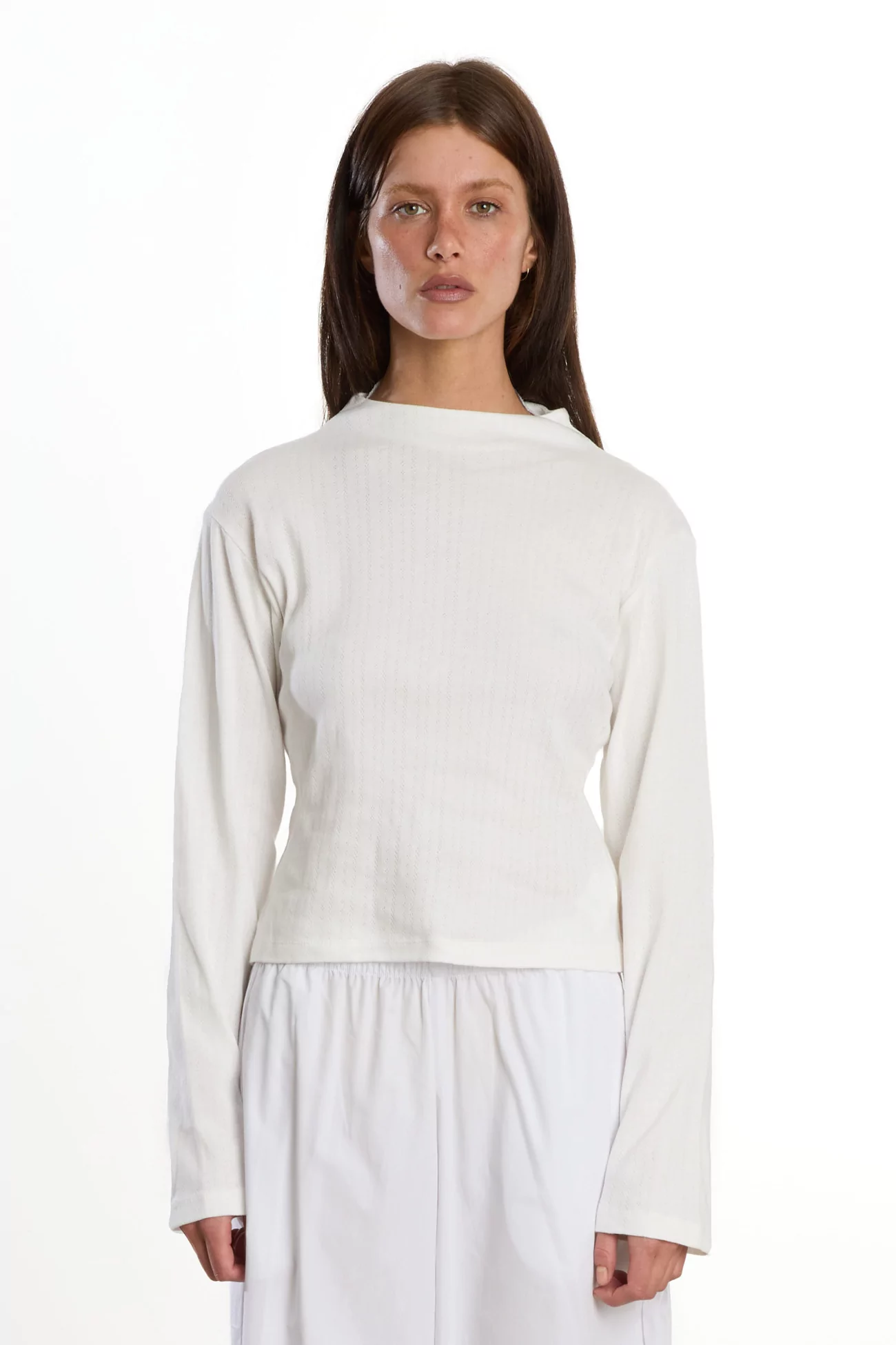 Clara Lyocell Top Rita Row – White | Centre Commercial