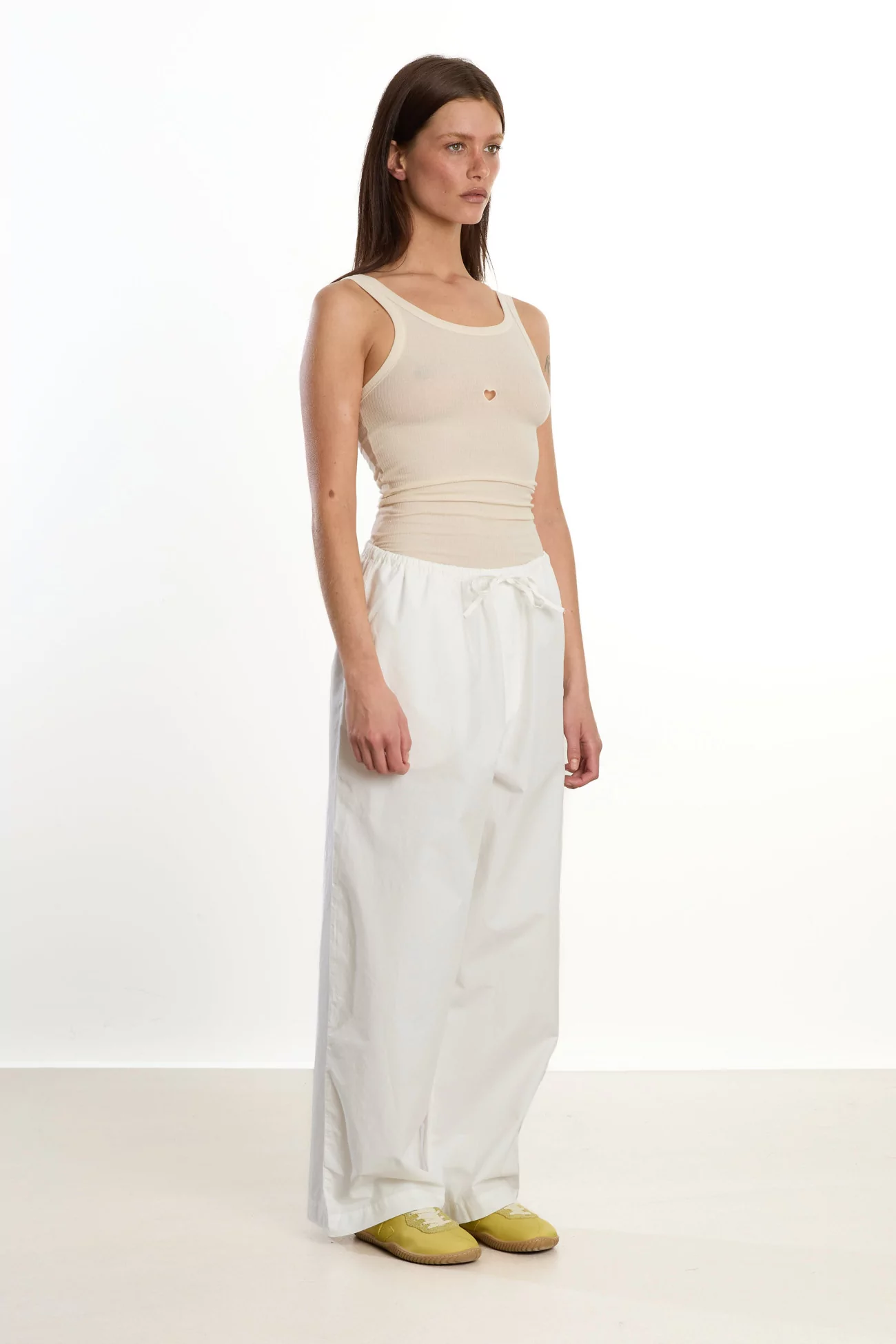 Baserange Heart Tank Undyed Organic Cotton | Centre Commercial