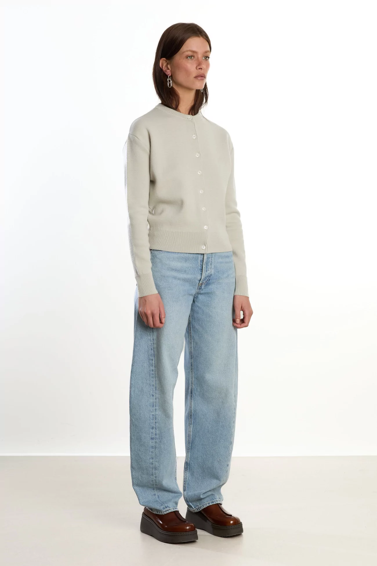 Women's Merino Wool Milano Cardigan – Craie | Centre Commercial