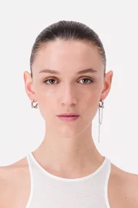 Claude Earrings Justine Clenquet – Palladium | Centre Commercial