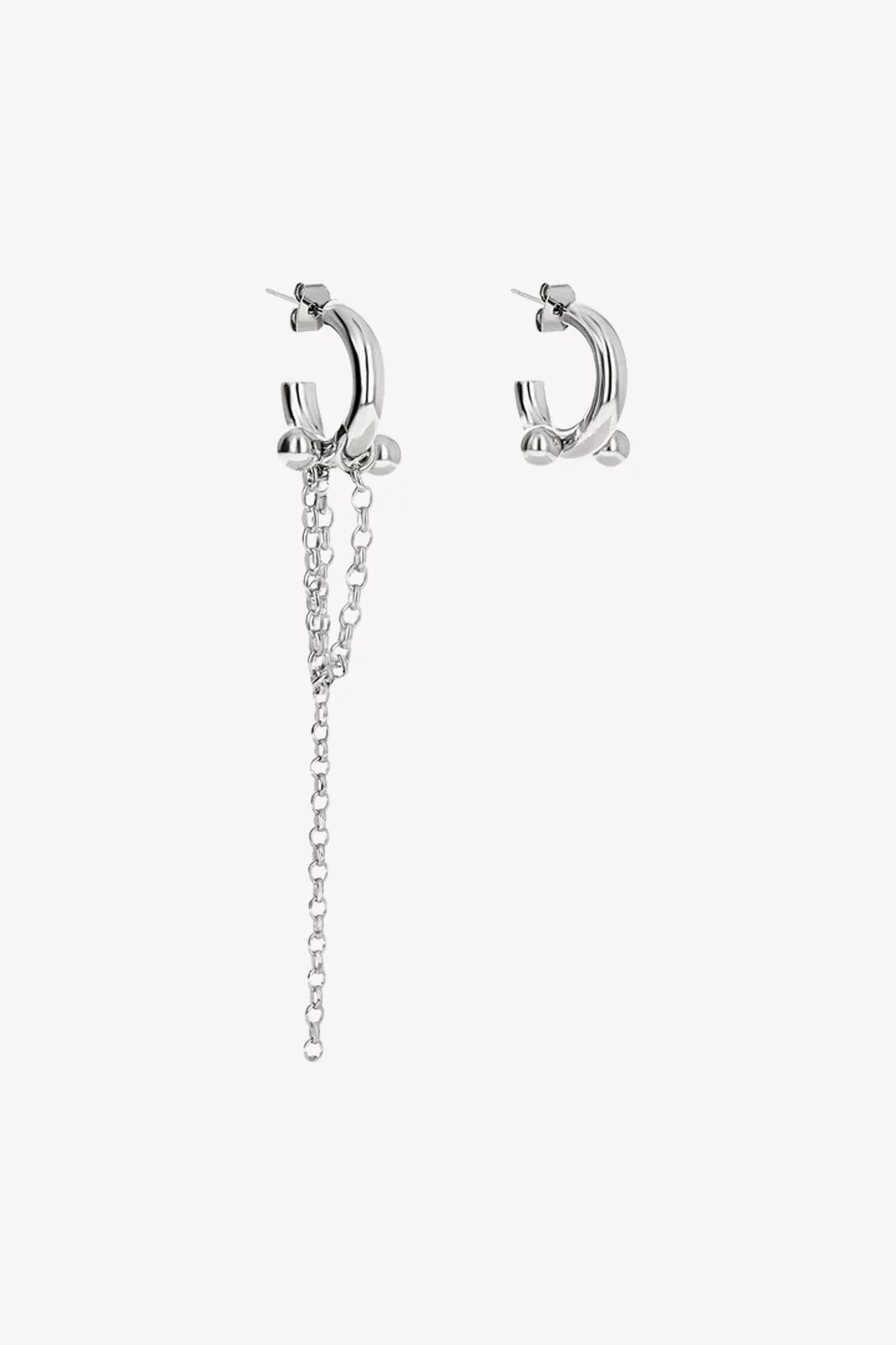 Claude Earrings Justine Clenquet – Palladium | Centre Commercial