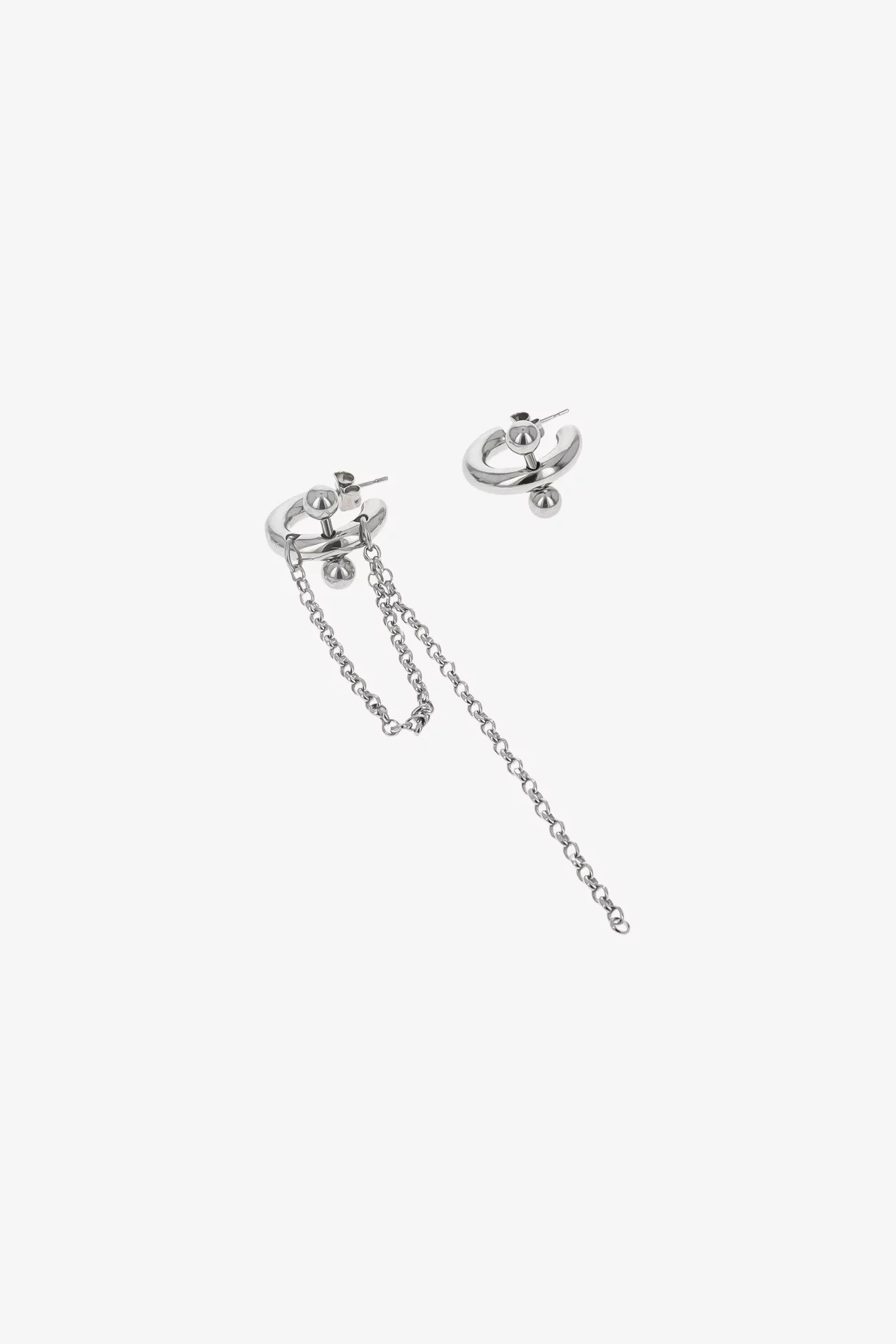 Claude Earrings Justine Clenquet – Palladium | Centre Commercial
