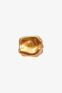 Espejo 18K Gold-Plated Mirror Finish Ring – Gold | Centre Commercial