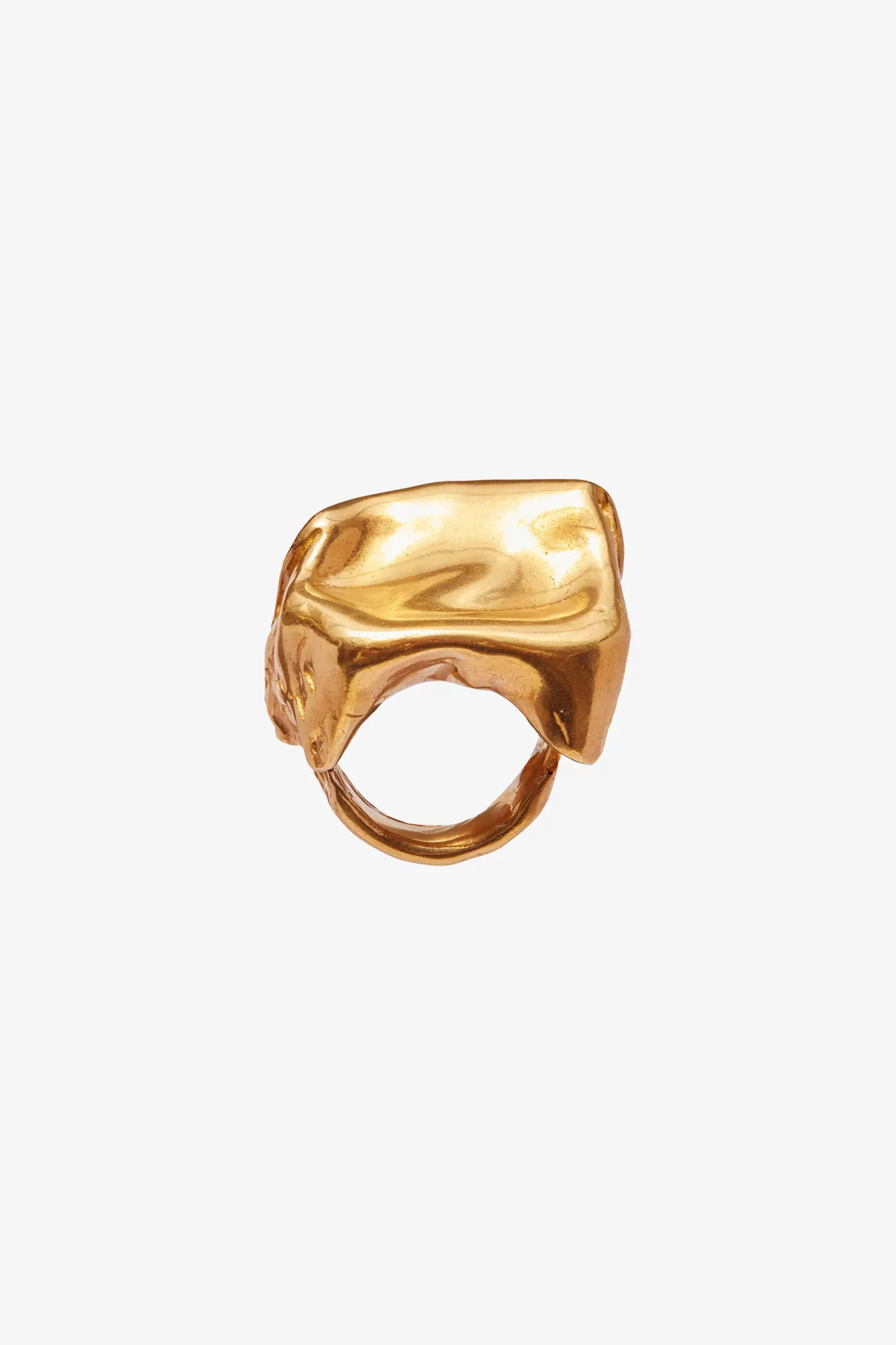 Espejo 18K Gold-Plated Mirror Finish Ring – Gold | Centre Commercial