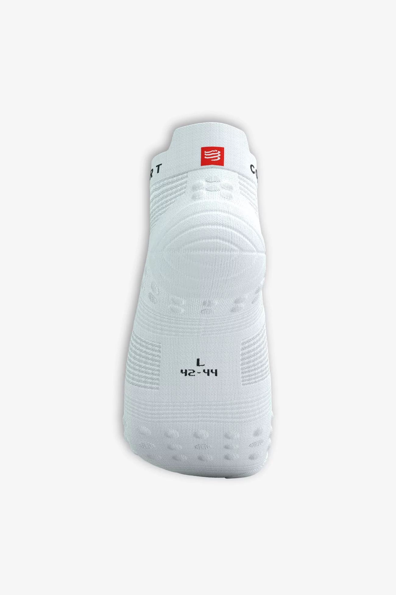 Compressport Pro Racing Socks V4.0 Run Low – White