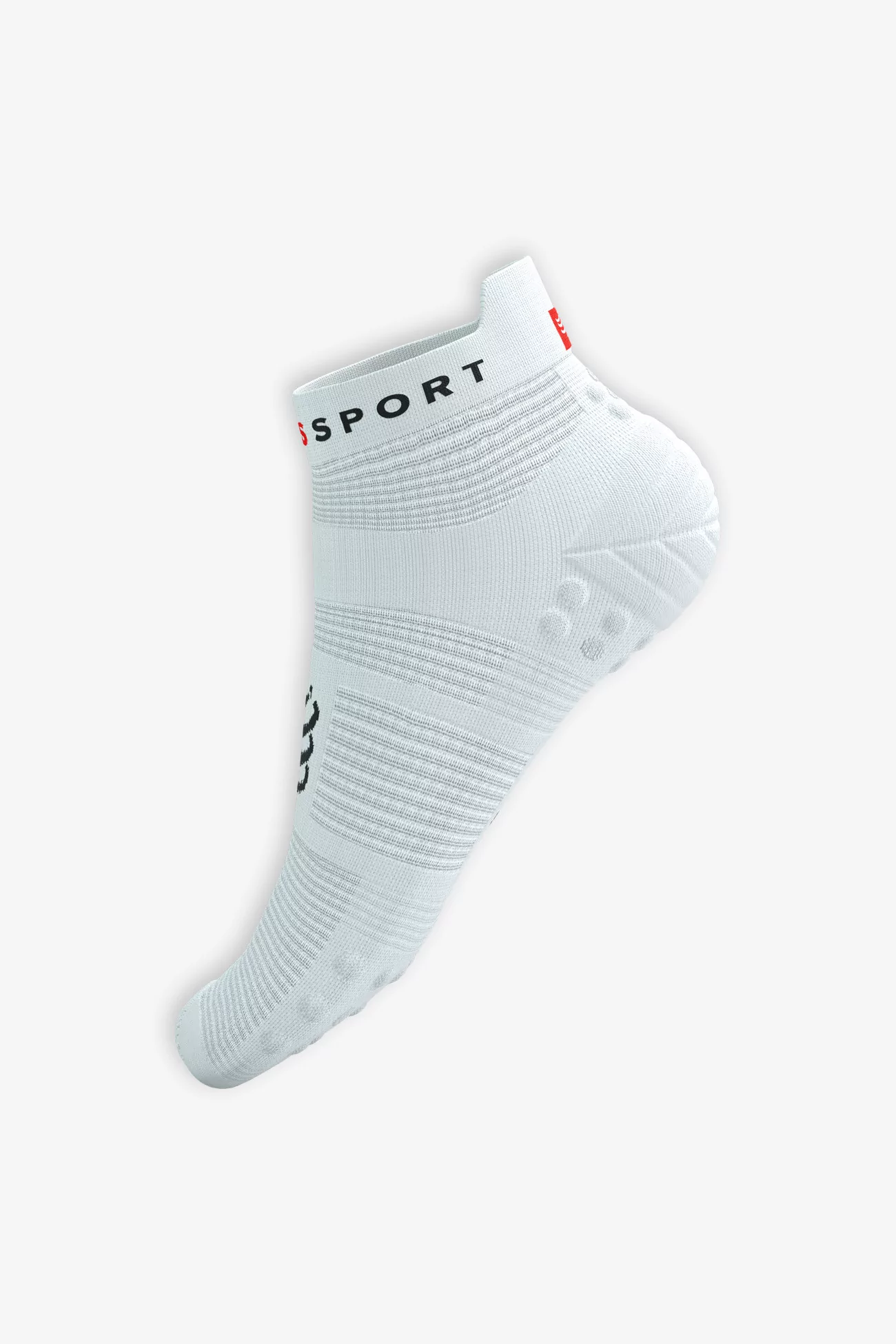 Compressport Pro Racing Socks V4.0 Run Low – White
