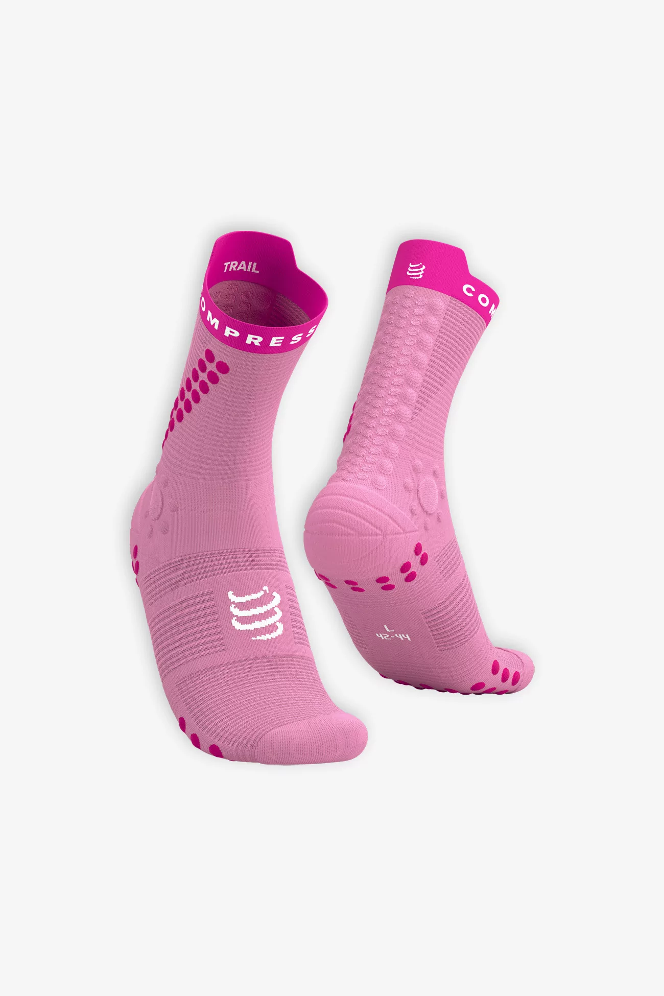 Compressport Pro Racing Socks V4.0 Trail – Begonia