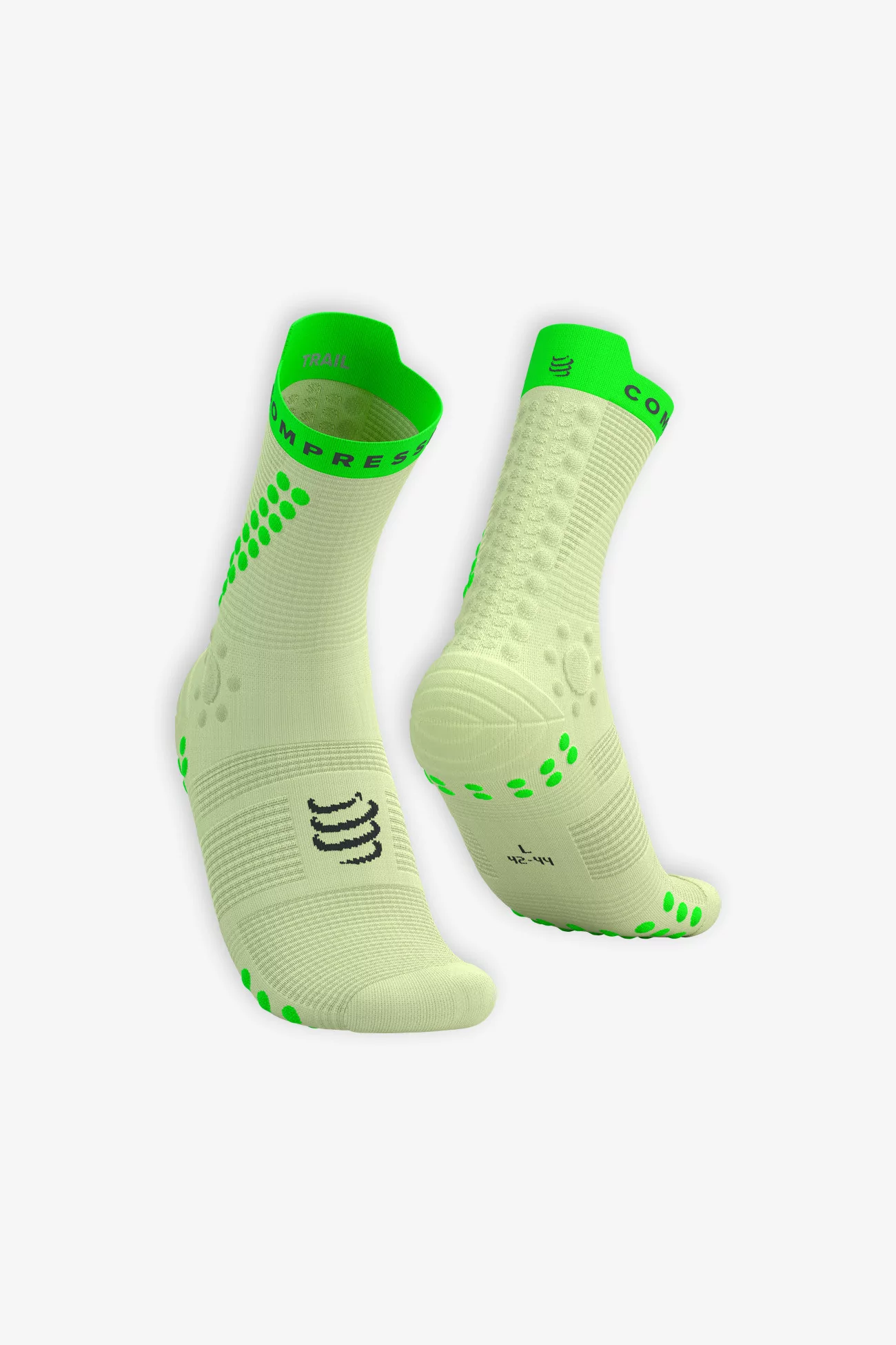 Compressport Pro Racing Socks V4.0 Trail – Lime