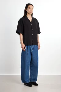 Samata Belgian Linen Shirt – Obsidian Linen | Centre Commercial