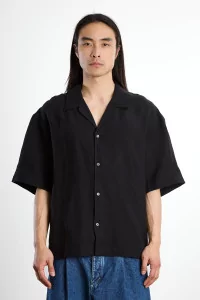 Samata Belgian Linen Shirt – Obsidian Linen | Centre Commercial