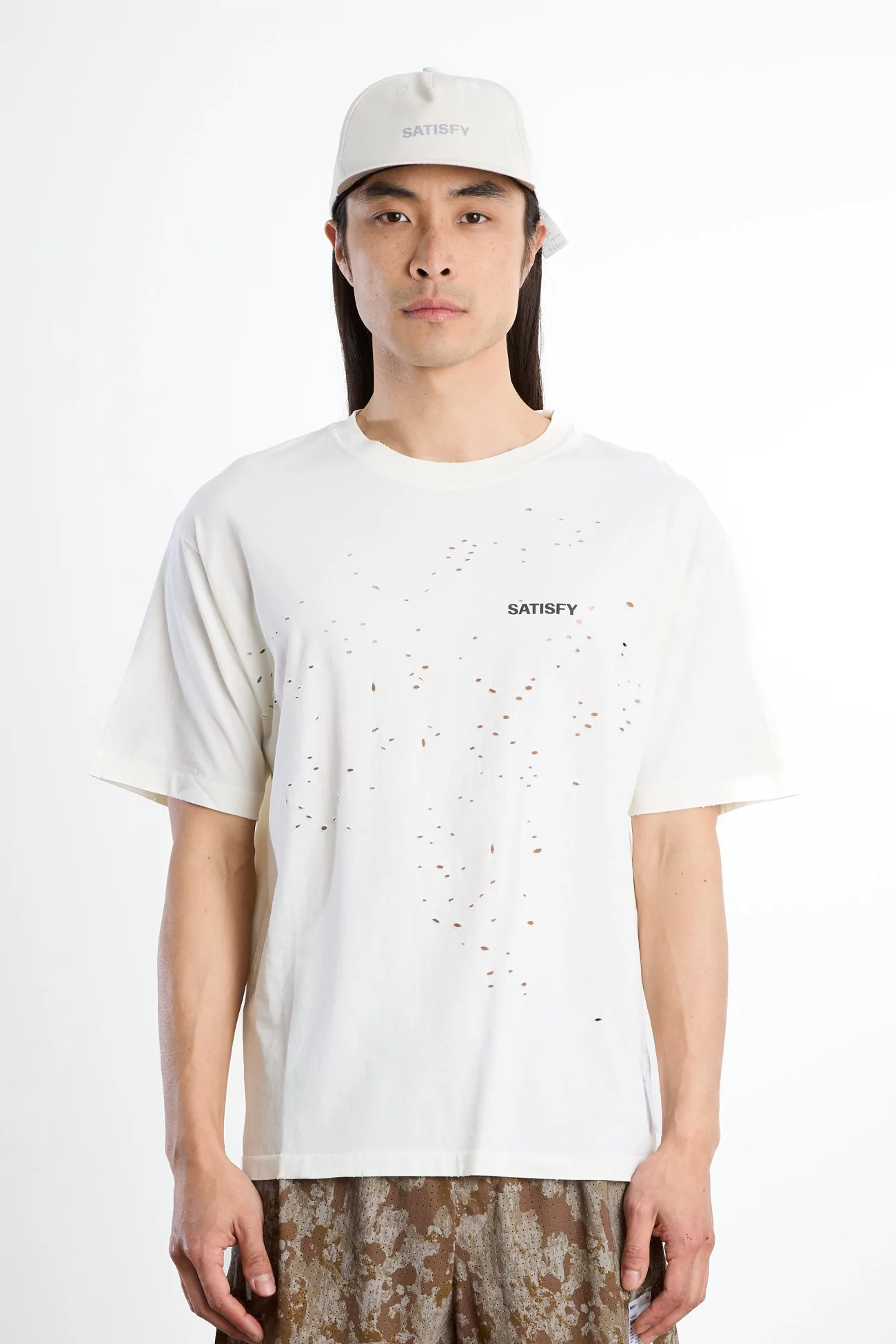 Satisfy MothTech™ T-Shirt – Aged Ecru | Centre Commercial
