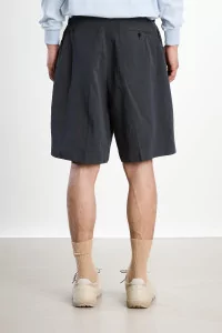 Kaptain Sunshine Cotton Linen Short Men – Charcoal | Centre Commercial