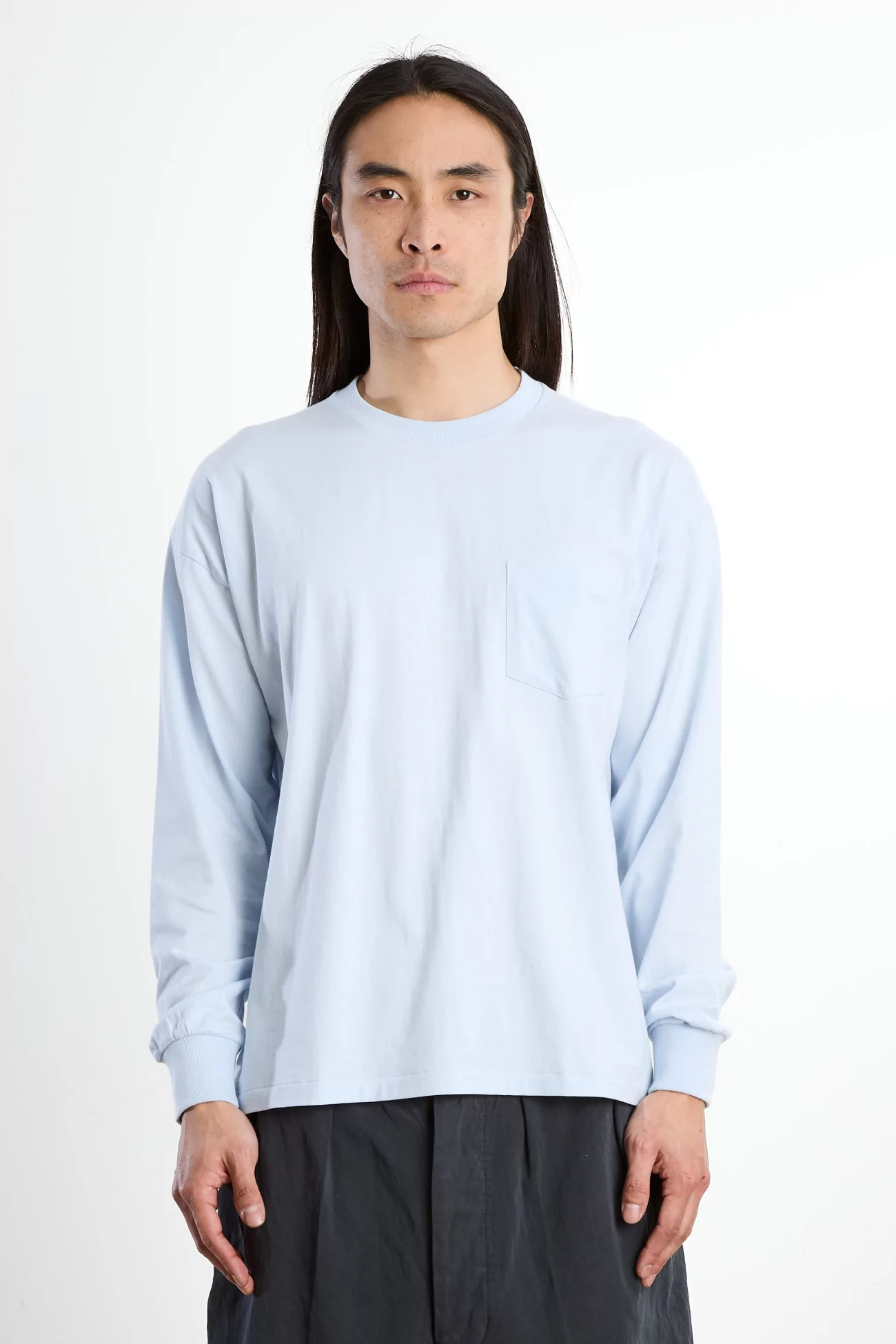 Kaptain Sunshine L/S Stripe T-Shirt – Baby Blue | Centre Commercial