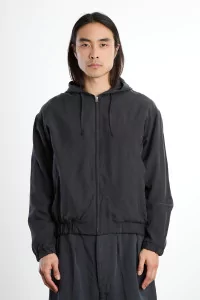 Kaptain Sunshine Silk Zip Jacket Men – Faded Black | Centre Commercial