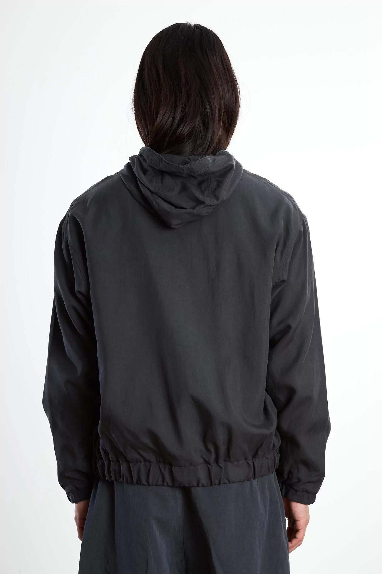 Kaptain Sunshine Silk Zip Jacket Men – Faded Black | Centre Commercial